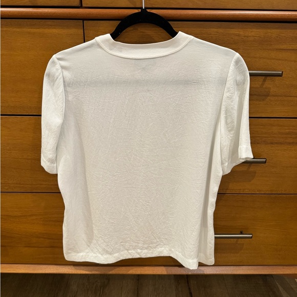 Rag & Bone Silk White Sleeve Top - Picture 3 of 3
